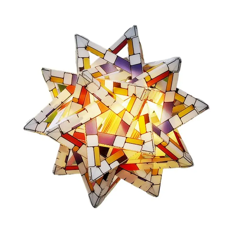 DIY Открытый Полярная Звезда PP Доска Абажур Кемпинг Палатка Свет Цвет