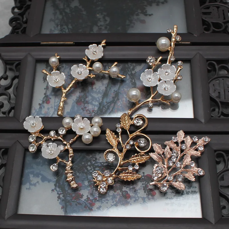 

Metal Filigree DIY Scepter Handmade Flowers Wedding Dress Shoes Bags Decorative Buds For Halo Crown Accessories