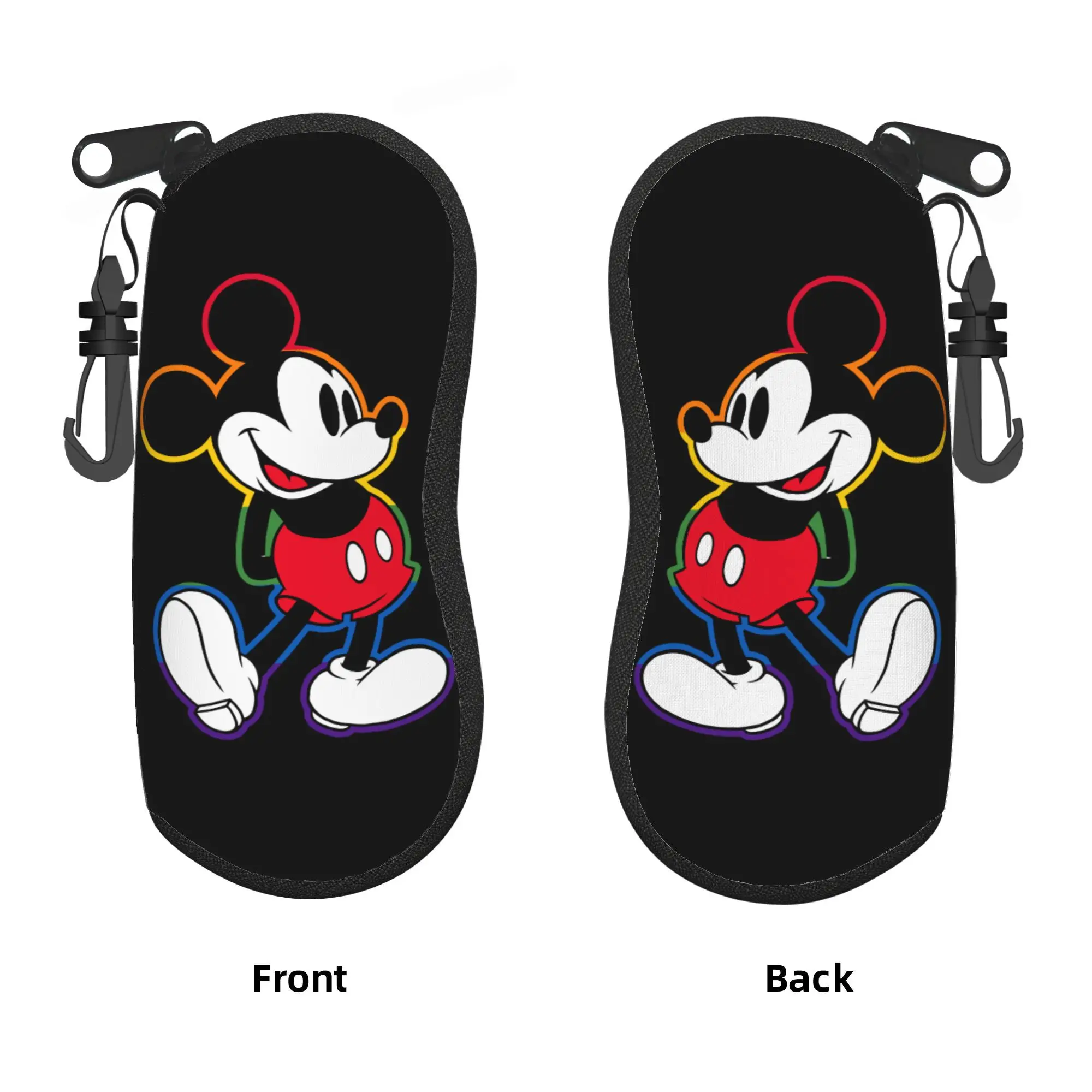 Фото Футляр для очков Mickey's для мужчин и женщин, защитный, на молнии, для чтения, противоударный, для контактных линз №4