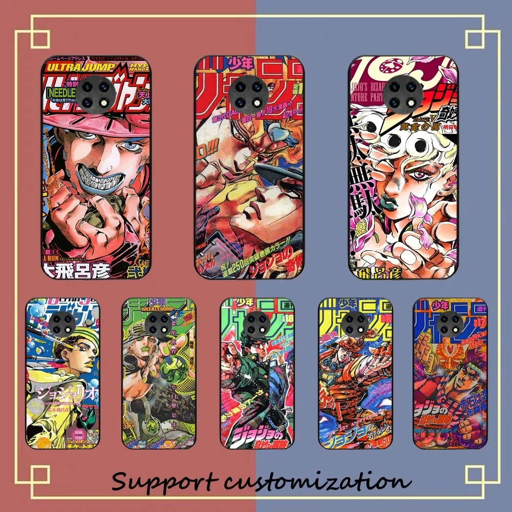 Чехол для телефона JoJos Bizarre Adventure Redmi Note 4X5 A 6 7 8 T 9 9S 10 11 11S 11Epro Poco M3 Pro