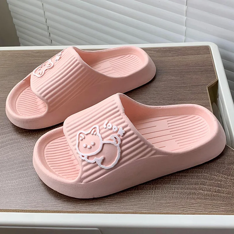 Home Slippers Wholesale for Women House Summer EVA Indoor Cute Sandals for Ladies Couples Bathroom Anti-slip Female Shoes Slides