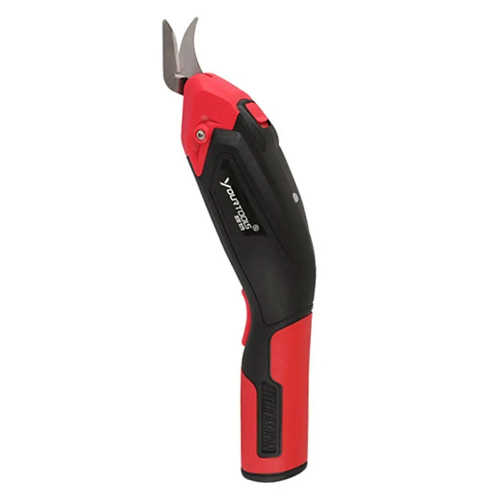 

4V Cordless Electric Fabric Scissors Leather Cloth Sewing Scissor Electric Cutting Rechargeable Handheld Cutter Tool