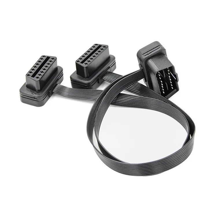 ELM327 OBD2 Extension Cable 1-2 16 Pin Male To Female Connector OBD II Diagnostic Adapter Free Shipping | Автомобили и мотоциклы