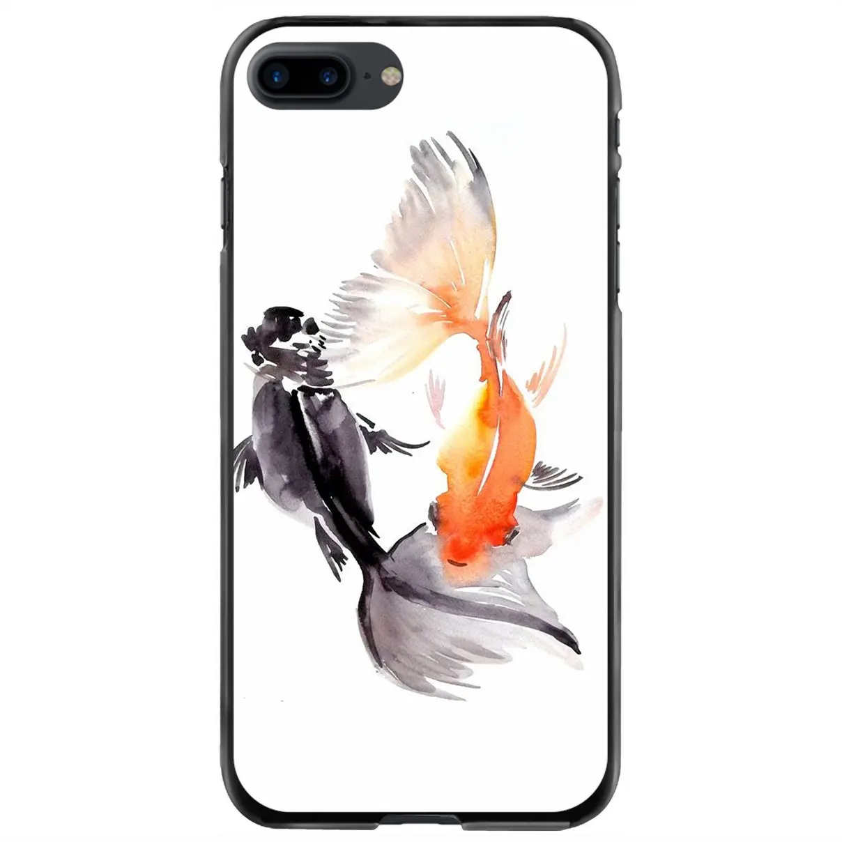 

Твердый чехол для телефона с акварельными рисунками Кои и рыбок Для iPhone 11 12 13 14 Pro MAX Mini 5 5S SE 6 6S 7 8 Plus 10 X XR XS