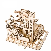 mechanical puzzle 3d wooden marble run toy lg504 for dropshipping