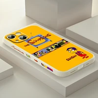 the simpsons cool cartoon for apple iphone 13 12 mini 11 pro xs max xr x 8 7 6s se plus left liquid silicone gel phone case