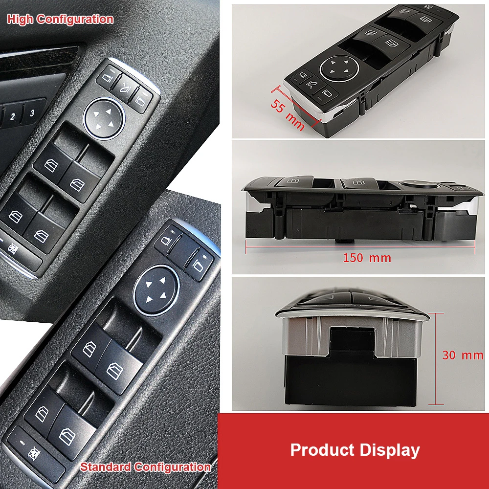Переключатель Стеклоподъемника Master Power для Mercedes Benz C E-Class W212 W204 2049055302 2049058202 2049055402