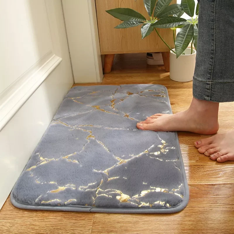 

2022New Non-Slip Mat In The Bathroom Bath Mat Absorbent Shower Bathroom Carpets Soft Tolite Floor Rug WC Mat Home Decor