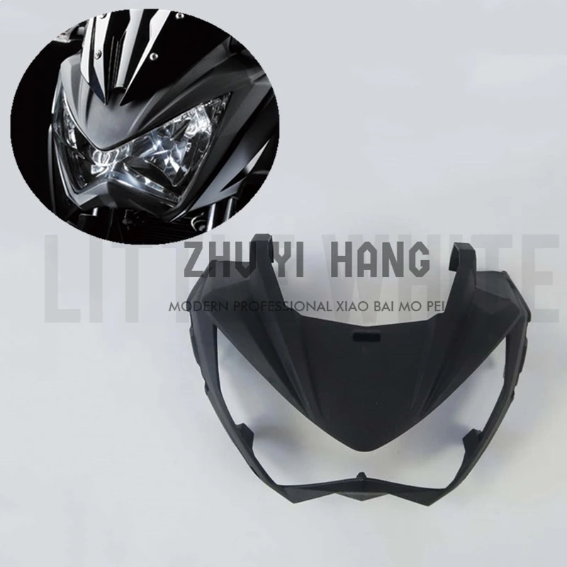 

Motorcycle Front Upper Fairing Headlight Cowl Nose Fit For Kawasaki Z250 Z300 2013-2017