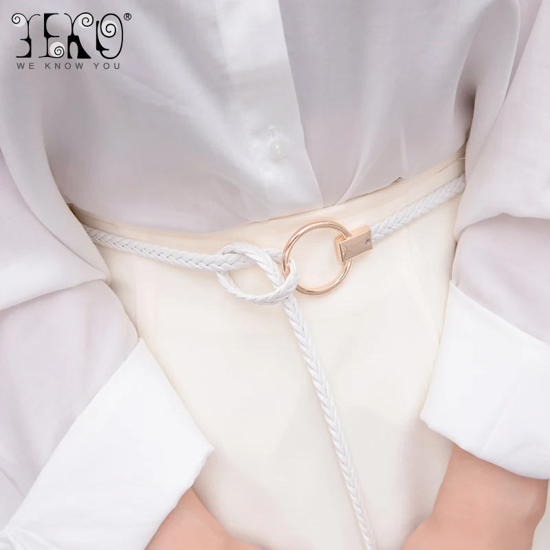 Новый модный декоративный пояс YEKO для женщин универсальный стиль Ins