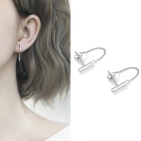 long chain earrings women korean fashion 925 silver stud earrings women ladies noble design beautiful jewelry wedding gifts