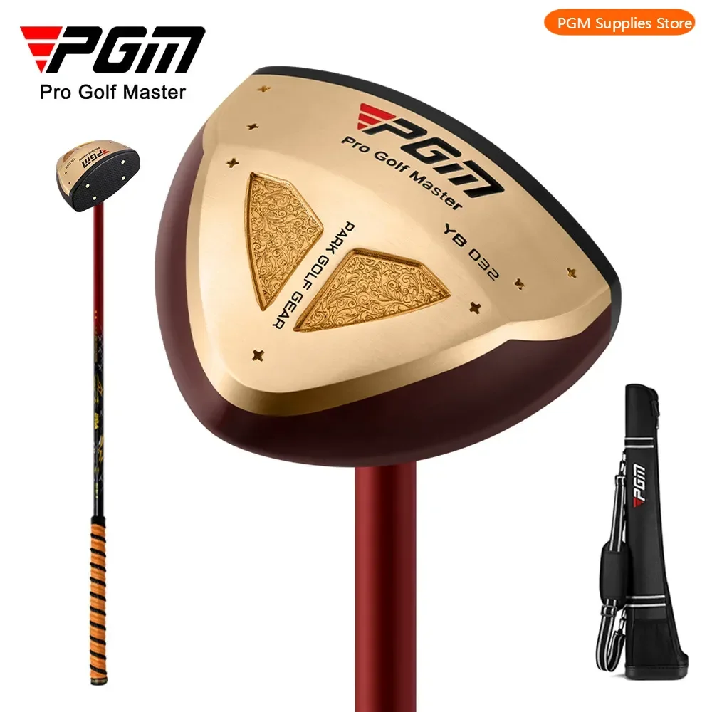 Фото Горячие новые клюшки для гольфа PGM для мужчин и женщин A Single Club Premium Maple The Park Low Center of Gravity Putter Supplies с сумкой для пистолета №1