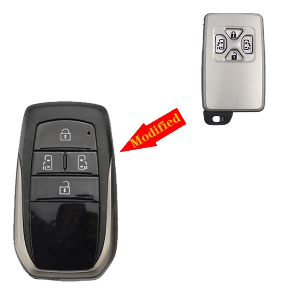 

Модифицированный корпус смарт-дистанционного ключа YINBO, 2/3/4 кнопки (плата 5380 г.) с лезвием аварийного ключа для Toyota Camry Grand Cruiser RVA4 Reiz