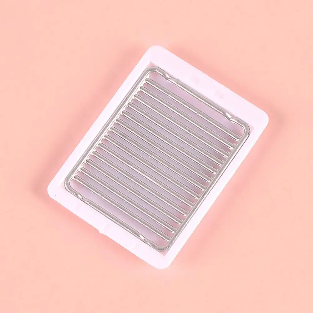 

2Pcs Fine Workmanship Solid Color Simulated 1/12 Mini Drain Tray Kitchenware-Accessories Mini Cookware Tool Kids Gifts