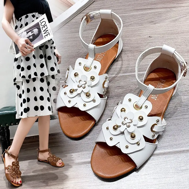 

Large size flat sandals women's 2022 summer new fashion light and breathable casual women's sandals sandals shoes for women