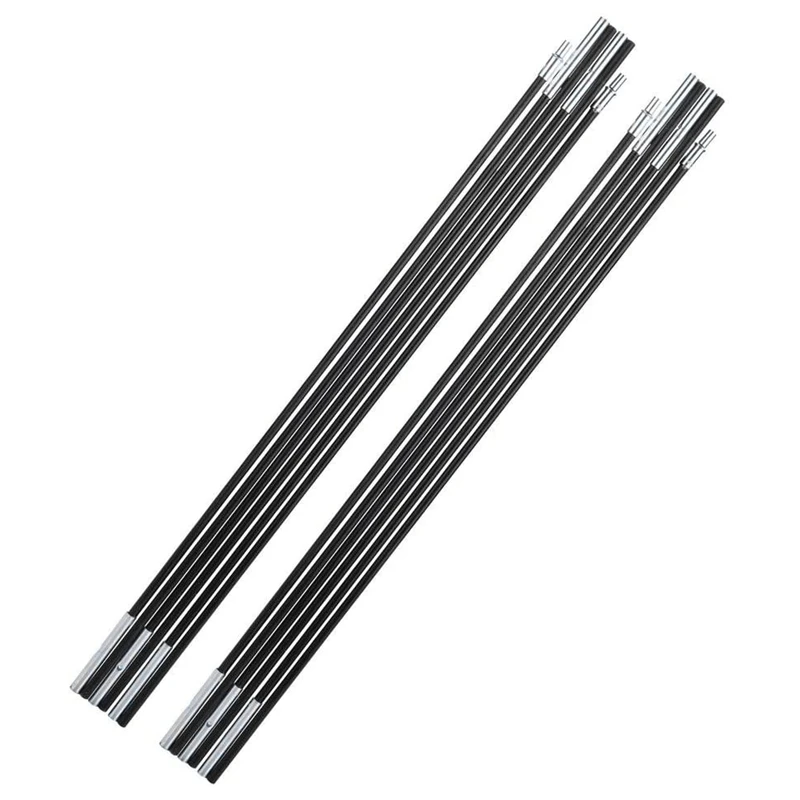 2 шт. складной столб для палатки из стекловолокна стержни кемпинговой уличный