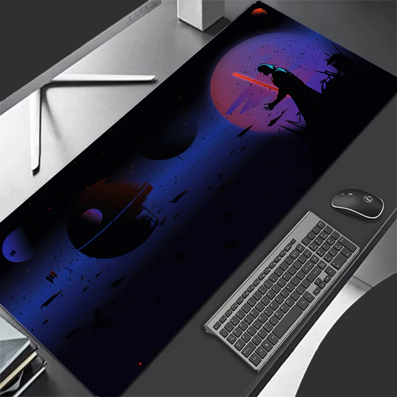 XXL S-Star Wars Gaming Mouse Pad — Большой Резиновый Настольный Коврик Противоскользящий
