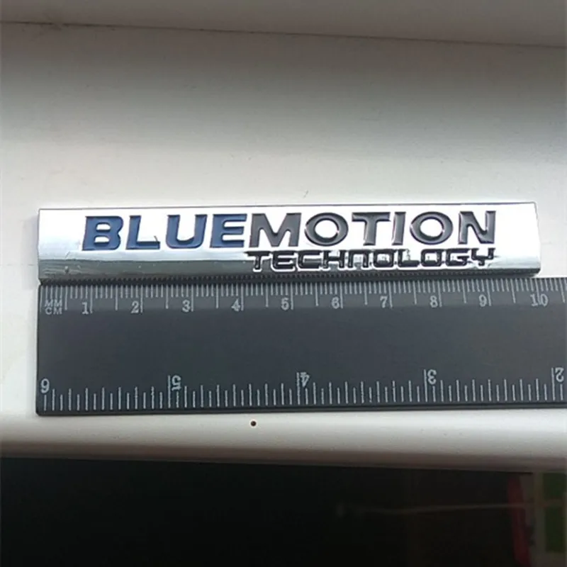 3D Автомобильная наклейка эмблема Автомобильный задний значок для Volkswagen VW Bluemotion