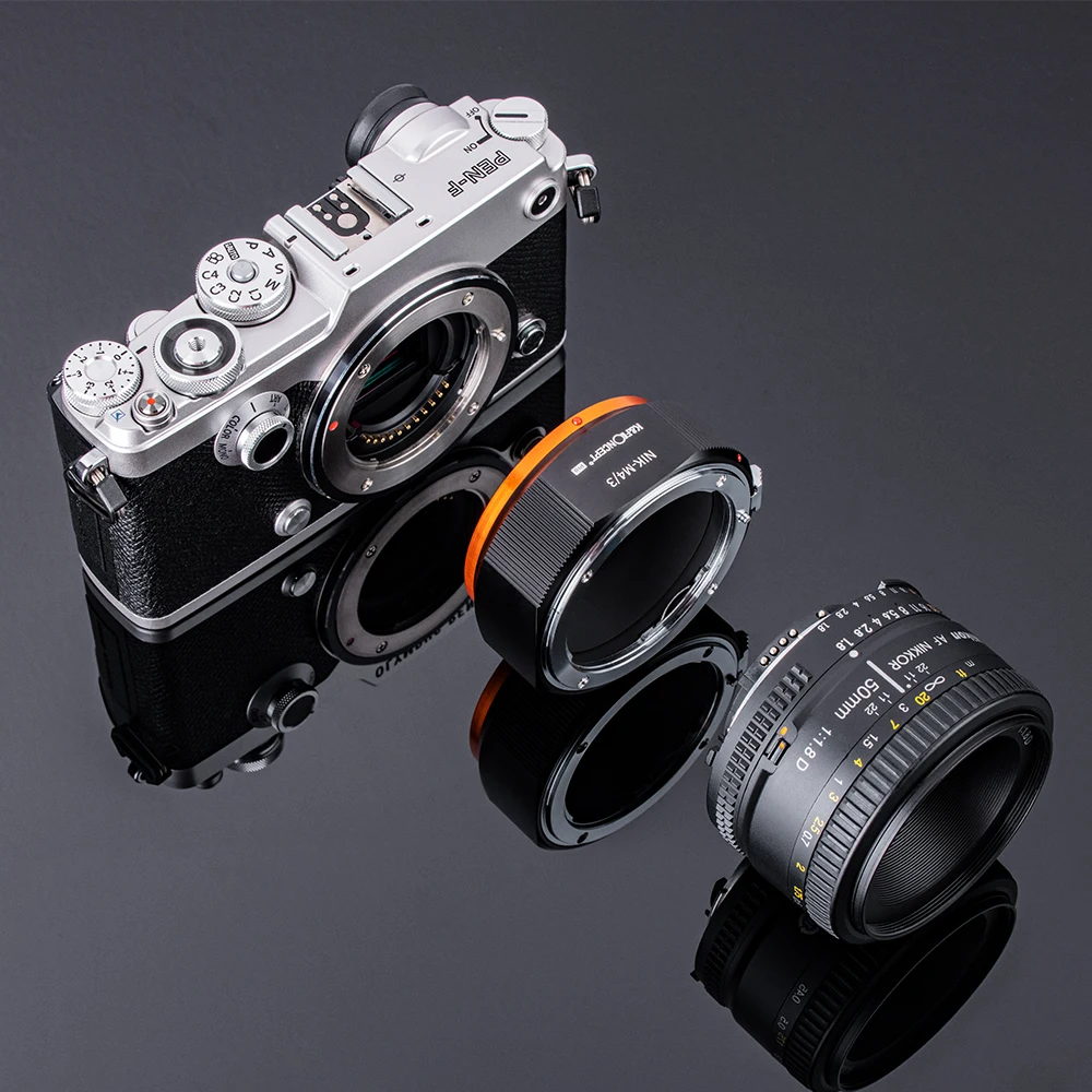 K &amp F Concept адаптер для камеры Nikon AI Крепление объектива к Micro Four Thirds MFT M4/3 с матовым