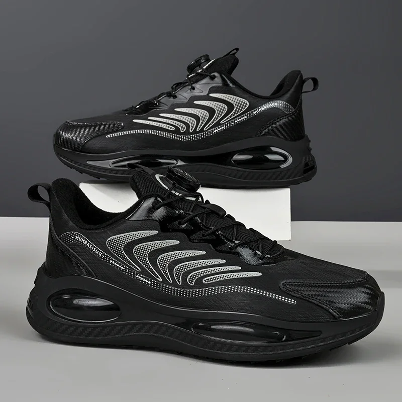 Мужские кожаные кроссовки Повседневная модная обувь для ходьбы и бега роскошные