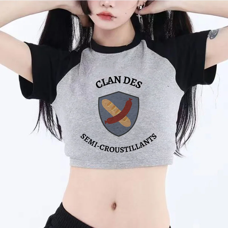 Kaamelott cyber y2k Фея гранж Графический кроп-Топ женский kawai trashy cyber y2k Харадзюку одежда