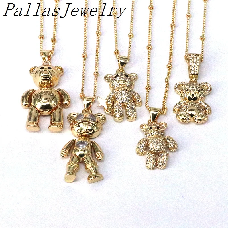 

10 шт Позолоченные медные циркониевые прекрасные фотообои для женщин CZ Кристалл звеньевая цепь