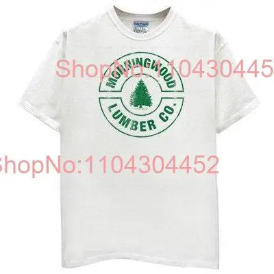 Забавная футболка Morningwood Lumber Co белый юмор для взрослых дерево экономия компании