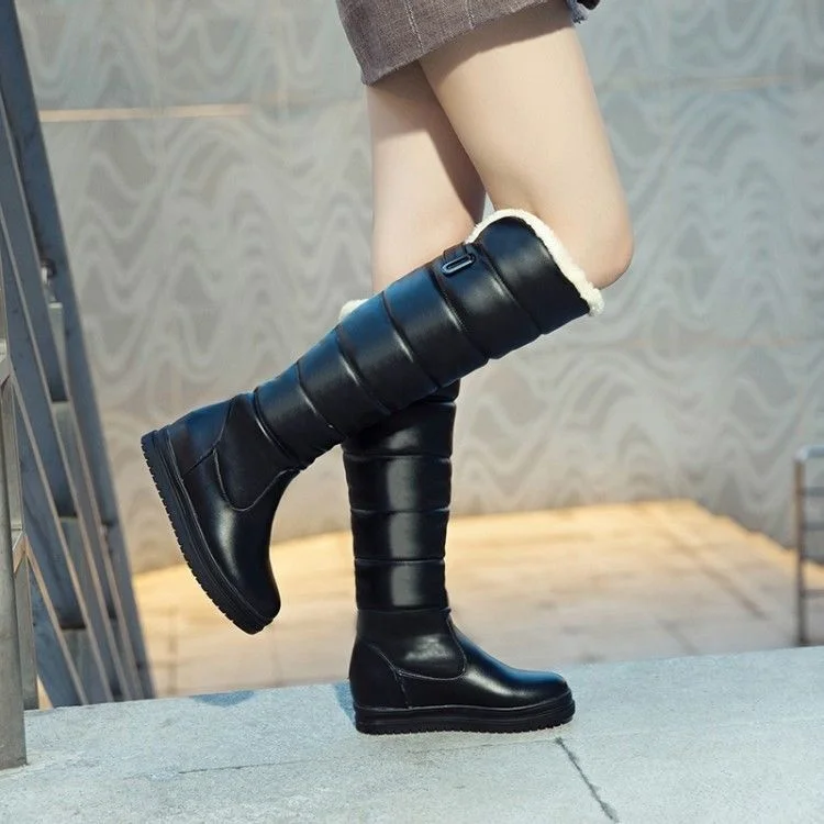 

Зимние сапоги, новинка зимы 2020, высокие сапоги для девочек, теплые хлопковые сапоги для Северо-восточного климата, сапоги на плоской подошве...