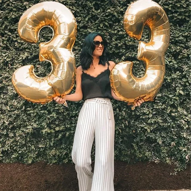 

40" Large Size Black Gold number balloon Digit air helium balloons 30 40 50 year old happy birthday party decor ballons