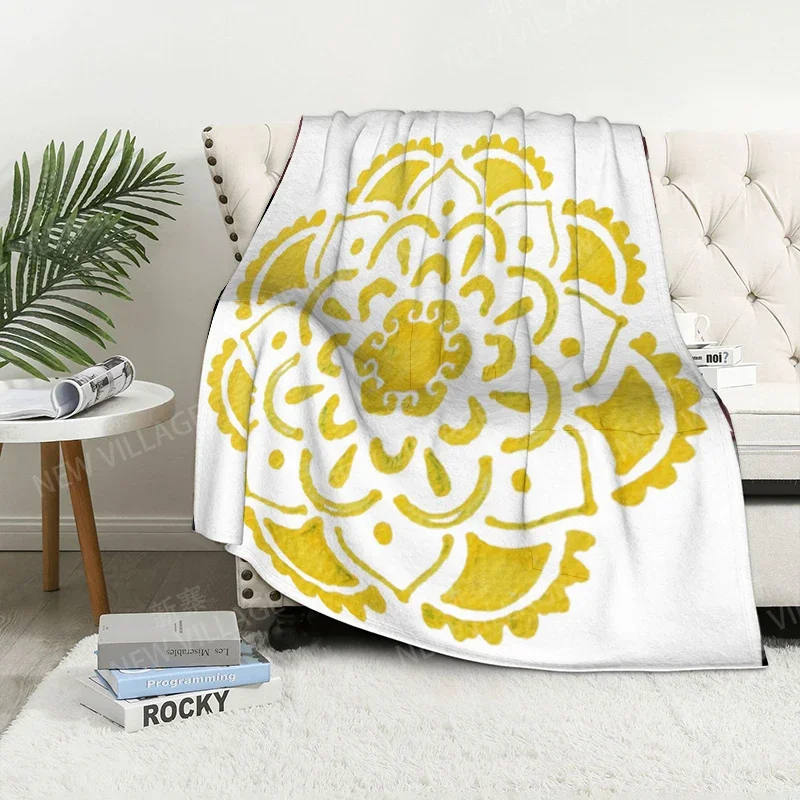 Теплое плед одеяло флис