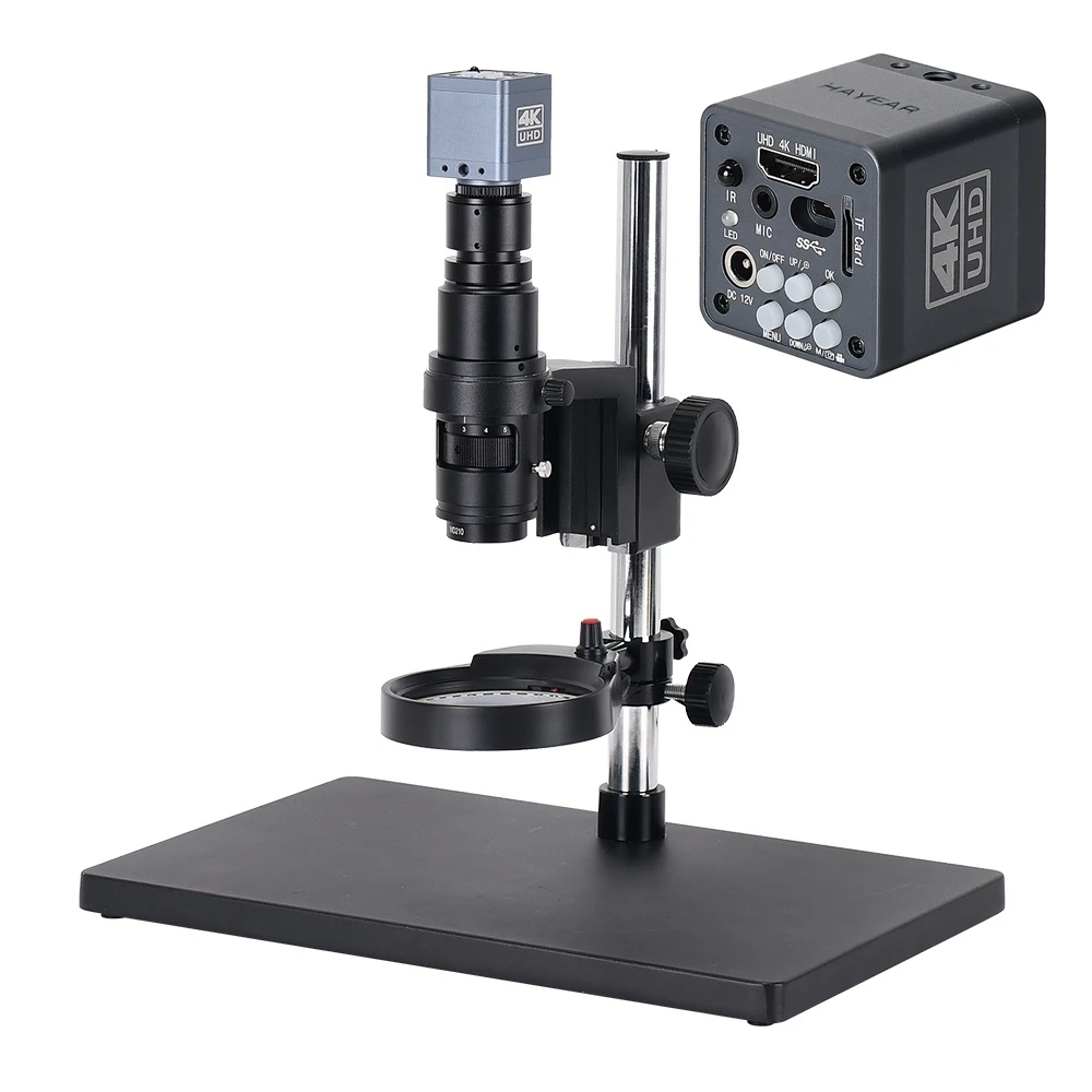 

Микроскоп 4K UHD 60FPS с объективом 120X, промышленный электронный цифровой микроскоп с автофокусом для ремонта телефонов, пайки печатных плат