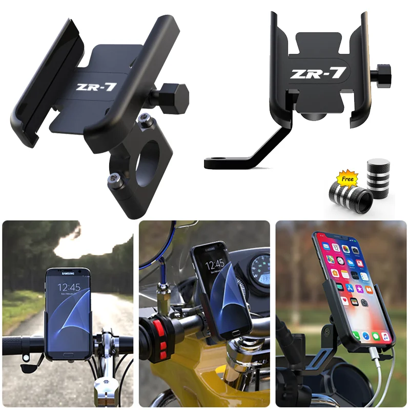 

For Kawasaki ZR-7 / S ZR7 ZR7S 1999-2003 New Motorcycle Accessories Handlebar Mobile Phone GPS Stand Bracket Support Holder