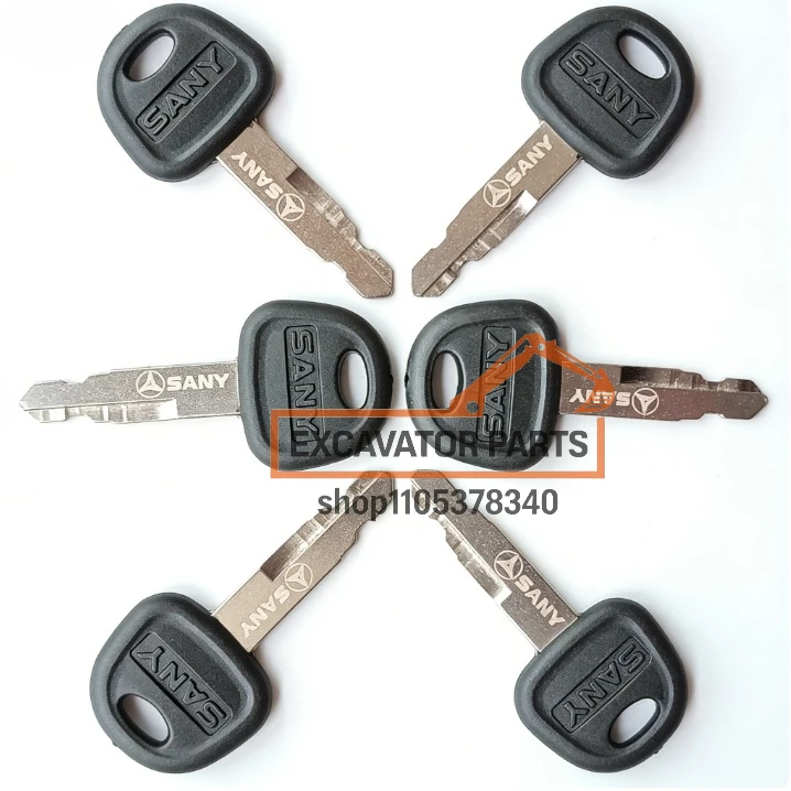 Фото Ключи зажигания 60/50 шт. 60022654 для экскаваторов Sany SY55, SY60, SY75, SY135, SY215 №1