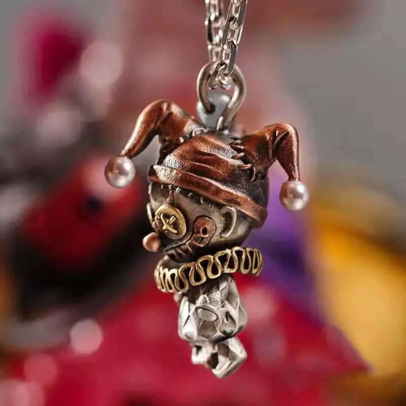 Кукла-клоун в стиле ретро кулон индивидуальный популярное модное серебряное