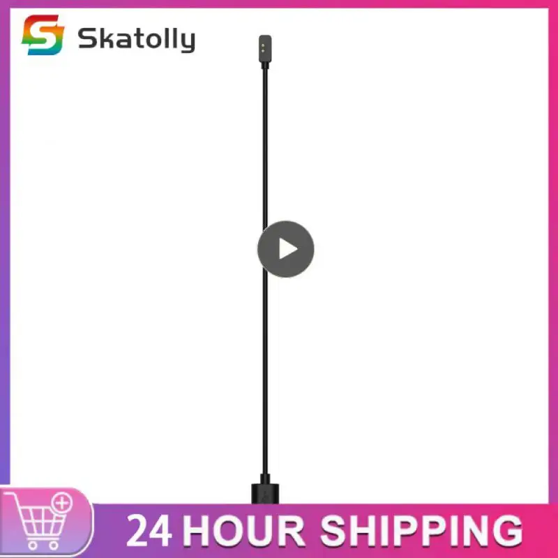 

Black Smart Watch Magnetic Charger Safety Fast Charging Smart Watch Charger Anti-interference Charger 5v Watch Charging Cable