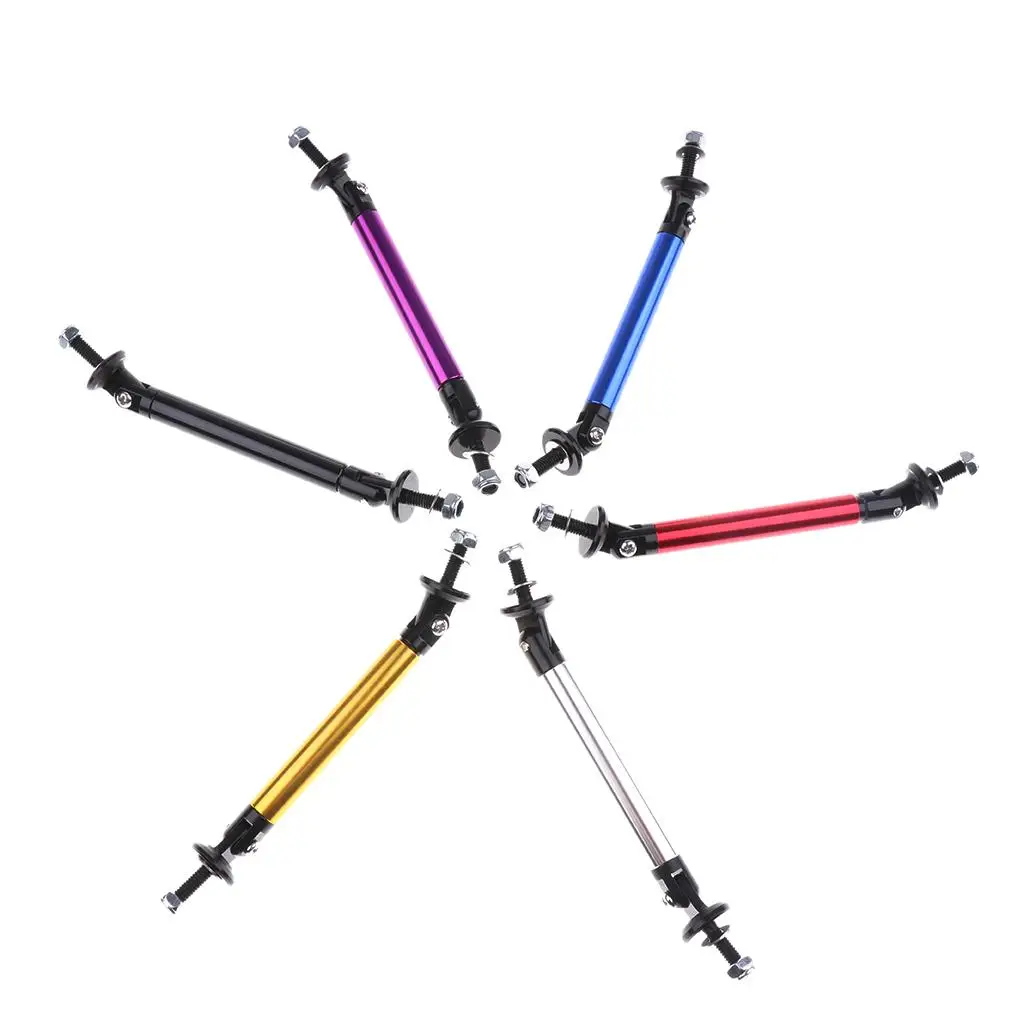 

2 Pieces Universal Adjustable Front Wind Splitter Bumper Rod High Performance