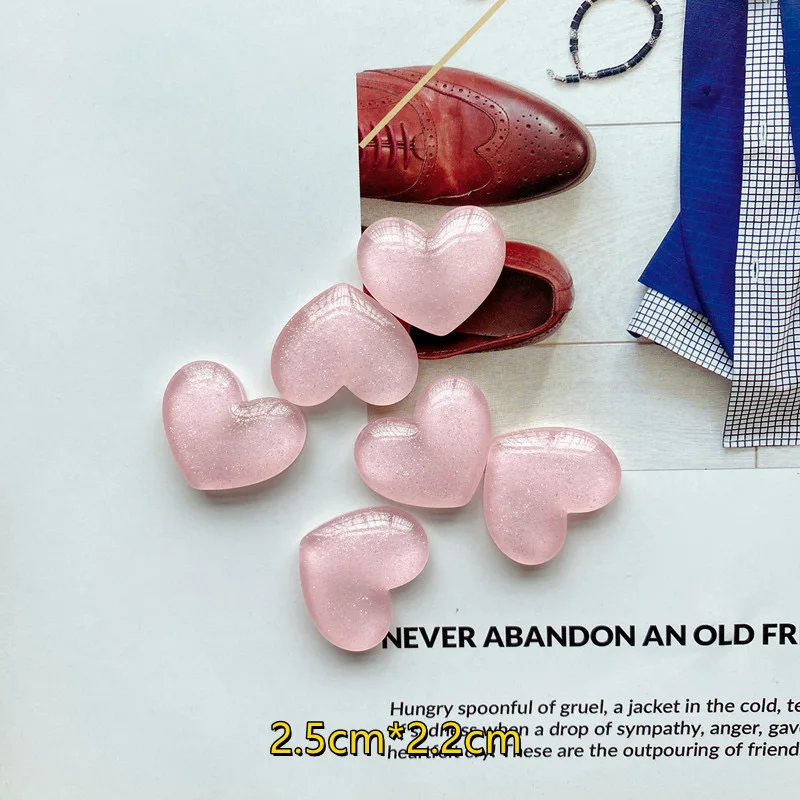 

Магниты для холодильника сердечки из смолы 6 шт