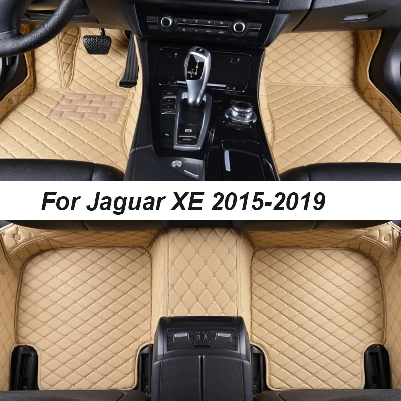 

Автомобильные коврики для Jaguar XE 2015-2019, аксессуары для прямых поставок, интерьерные аксессуары 100%, кожаные коврики, накладки для ног