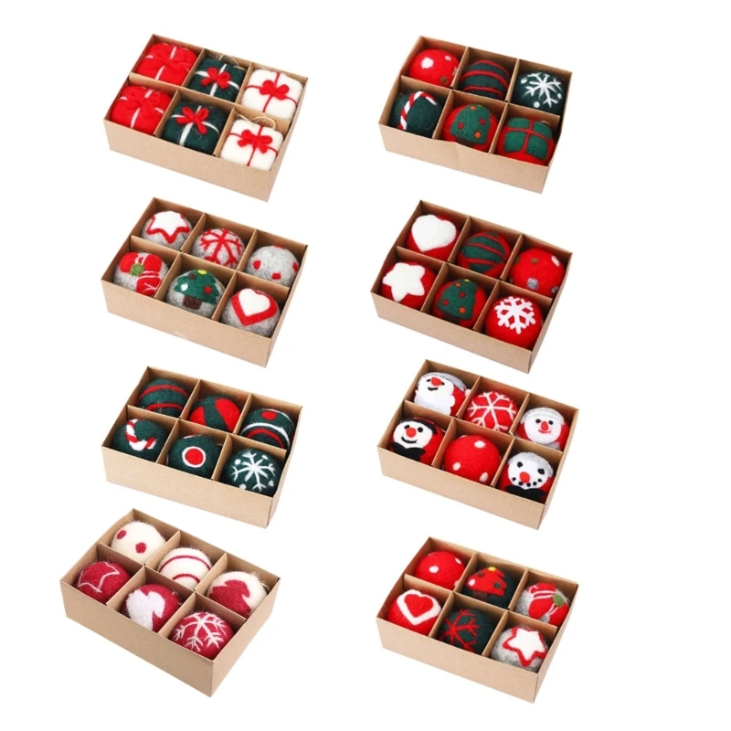 

6 шт., подвеска в виде рождественского шара