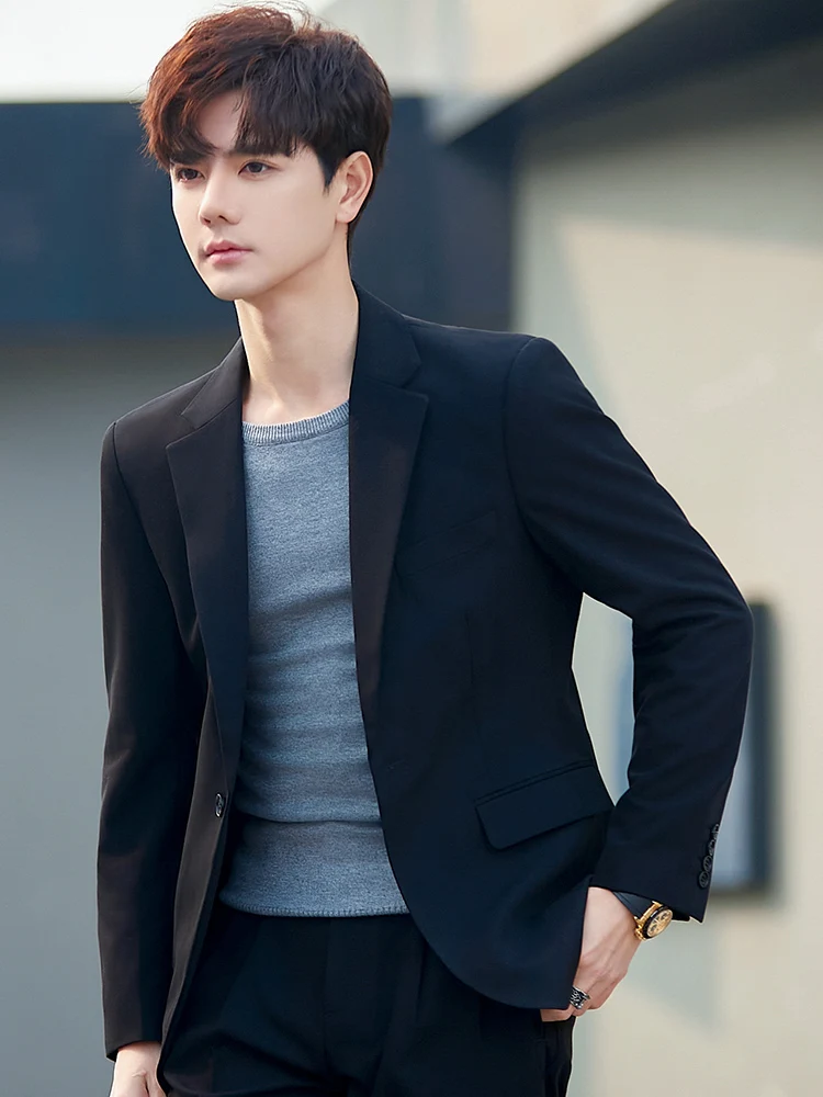 Комплект костюма мужской корейский модный высококачественный деловой рабочий