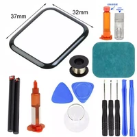 the newprecision front lcd glass cover replacement uv glue touch screen repair kit 38404244mm for apple watch series 2345