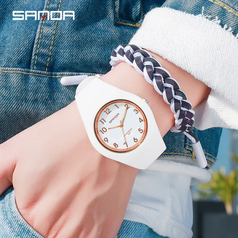 Kids New Fashion Trend Women's Watches Sports Waterproof Wristwatch for Woman Watch Casual Clocks relogio feminino 6056 enlarge