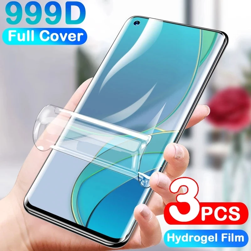 

3PCS Screen Protector Hydrogel Film For OnePlus 8 9 10 Pro Protective Film For oneplus 8T 10T 9R 9RT 7T ACE Pro Nord 2 Not Glass