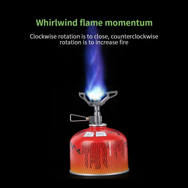 

Good Corrosion Resistance Picnic Cooking Utensils Ultra-light Titanium Alloy Gas Furnace Butane Gas Mini Furnace Camping Burner