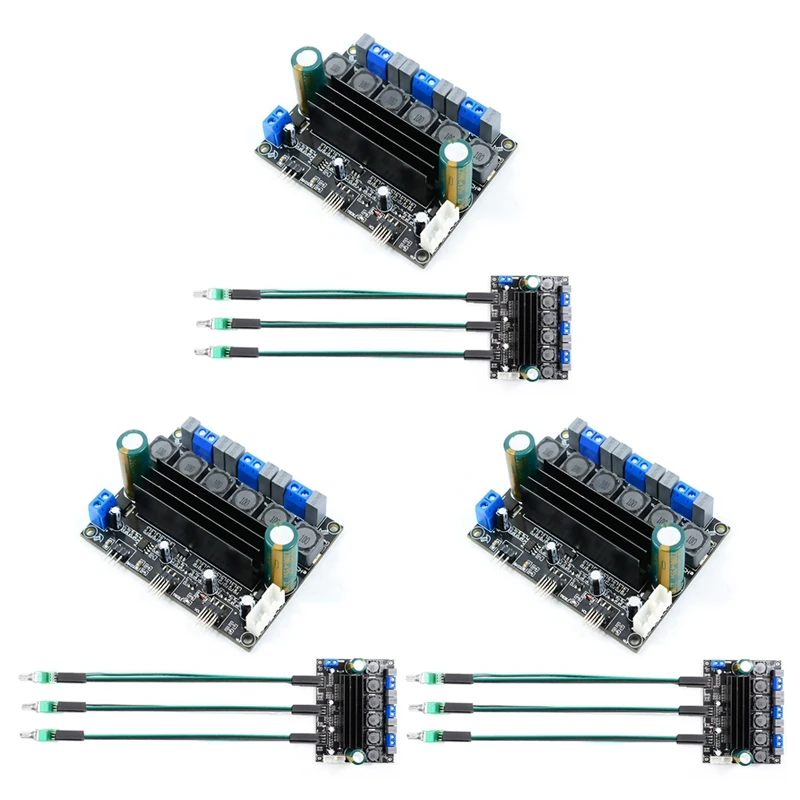 

3X TPA3116D2 Subwoofer Amplifier Board Hifi Digital 2.1 Amplifier Board Audio Amplifiers 100W Bass Output DC12-25V