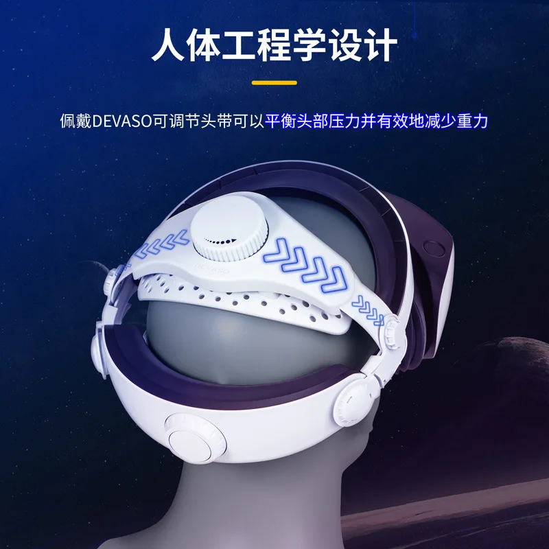 

Adjustable Head Strap For PSVR2 VR Headset Decompression Bracket Enhanced Support Balance Comfort Headband PS VR2 Accessories
