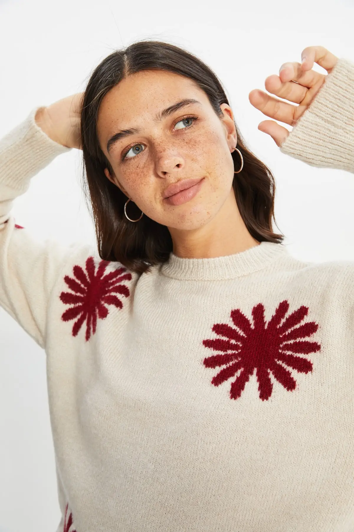 

Trendyol Jacquard Knitwear Sweater TWOAW22KZ2330