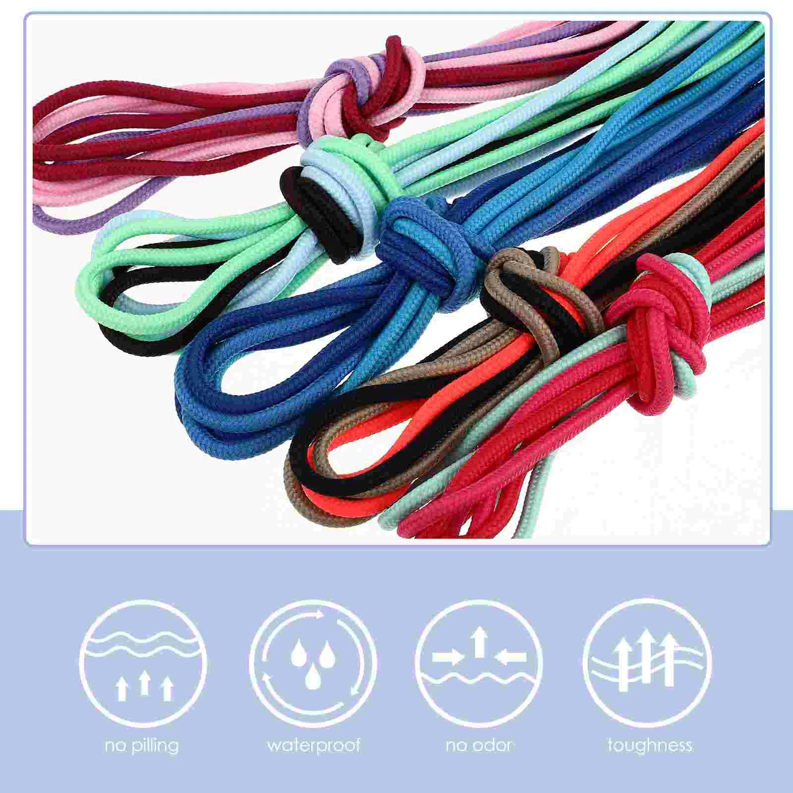 30 PCS Running Shoe Laces Colorful Sneakers Women Elastic Shoe Laces Shoe Lace Rope Black Sneakers Women String Sports Shoelaces