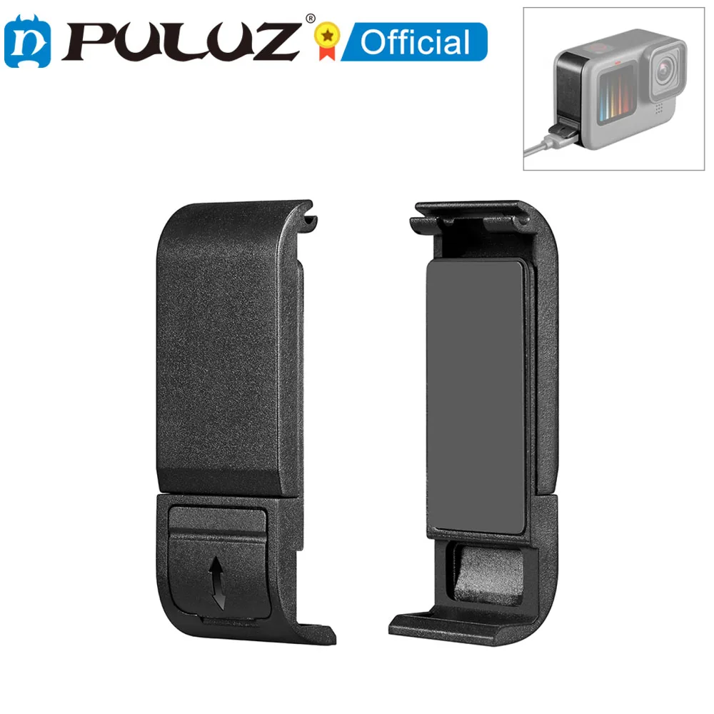 

Пластиковая крышка PULUZ POM для бокового интерфейса аккумулятора для GoPro Hero11 Black / HERO10 Black / HERO9 Black, аксессуары для спортивных камер