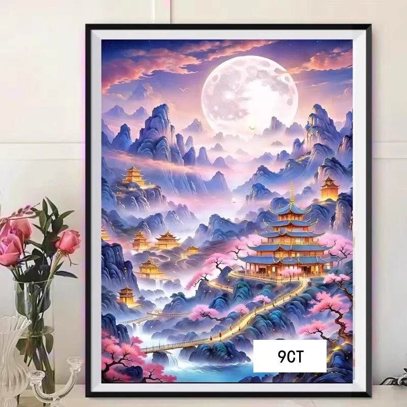 Набор для вышивки Луна 9 карат 60 Х80 см